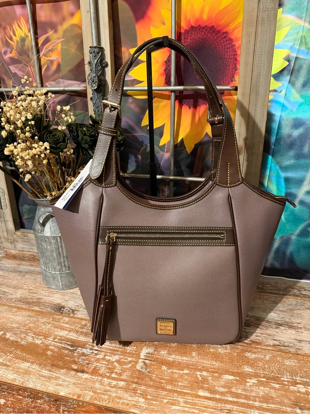 Dooney & Bourke Maddie Saffiano Leather Tote